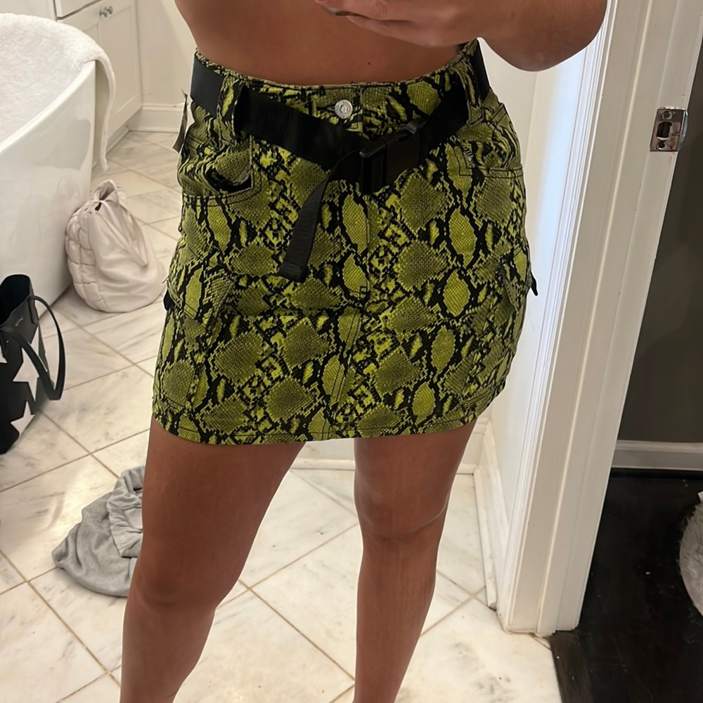 Top shop jean skirt